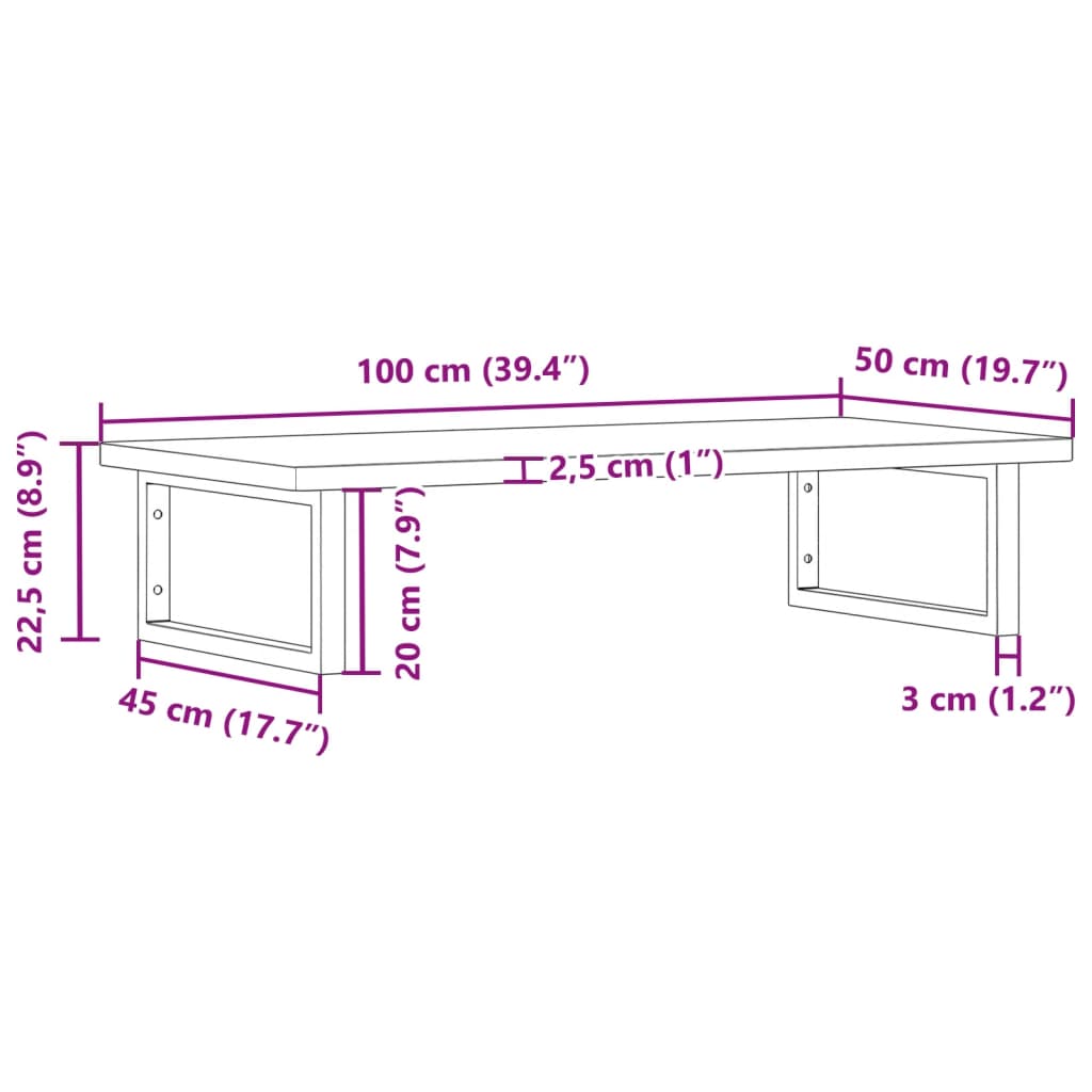 Badkamer wandschap staal en massief beukenhout is nu te koop bij PeponiXL, paradijselijk wonen!