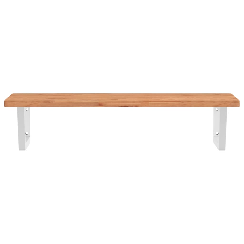 Badkamer wandschap staal en massief beukenhout is nu te koop bij PeponiXL, paradijselijk wonen!