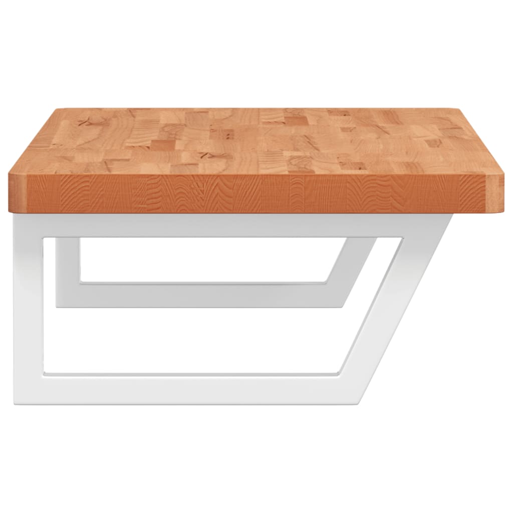 Badkamer wandschap staal en massief beukenhout is nu te koop bij PeponiXL, paradijselijk wonen!