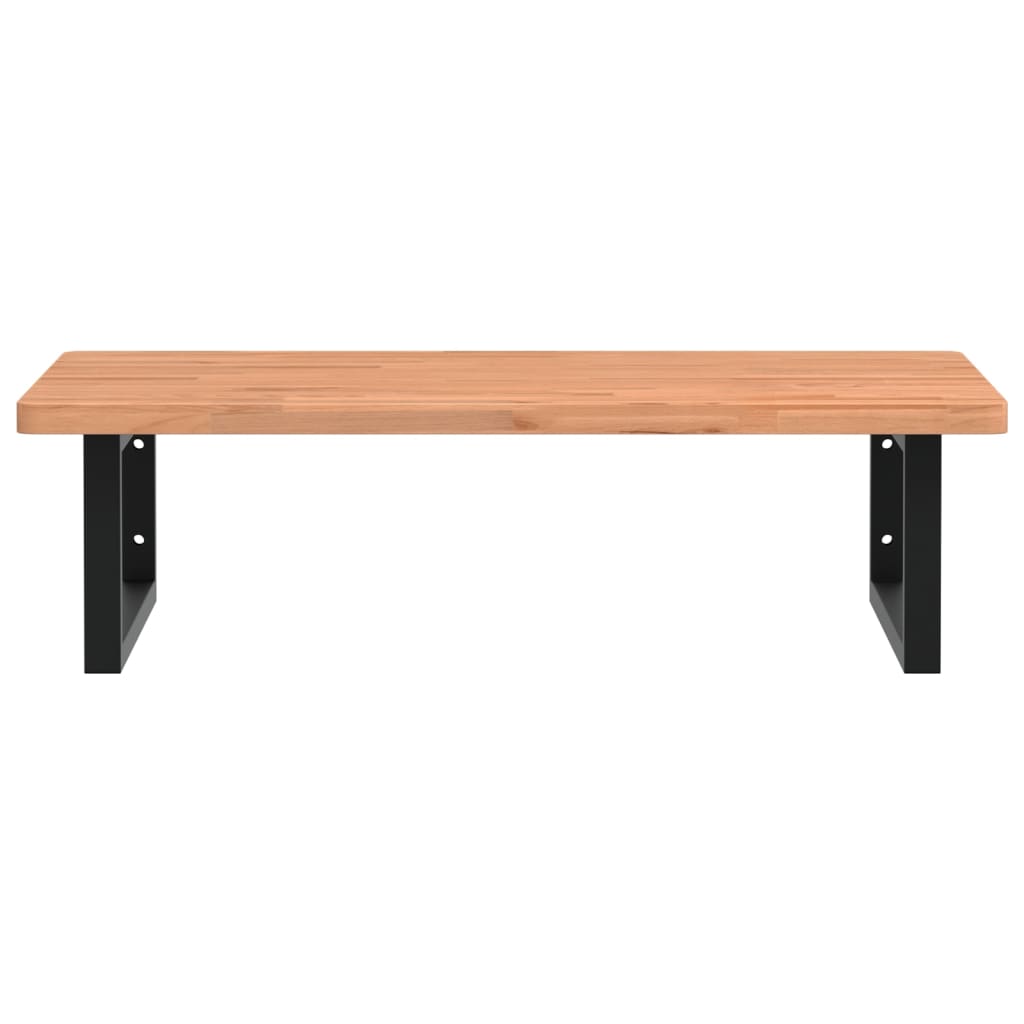 Badkamer wandschap staal en massief beukenhout is nu te koop bij PeponiXL, paradijselijk wonen!