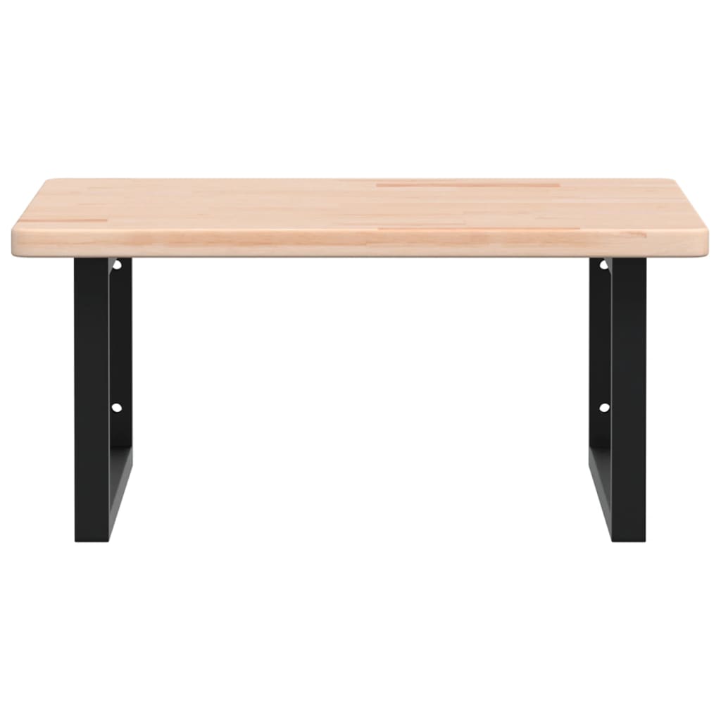 Badkamer wandschap staal en massief eikenhout is nu te koop bij PeponiXL, paradijselijk wonen!