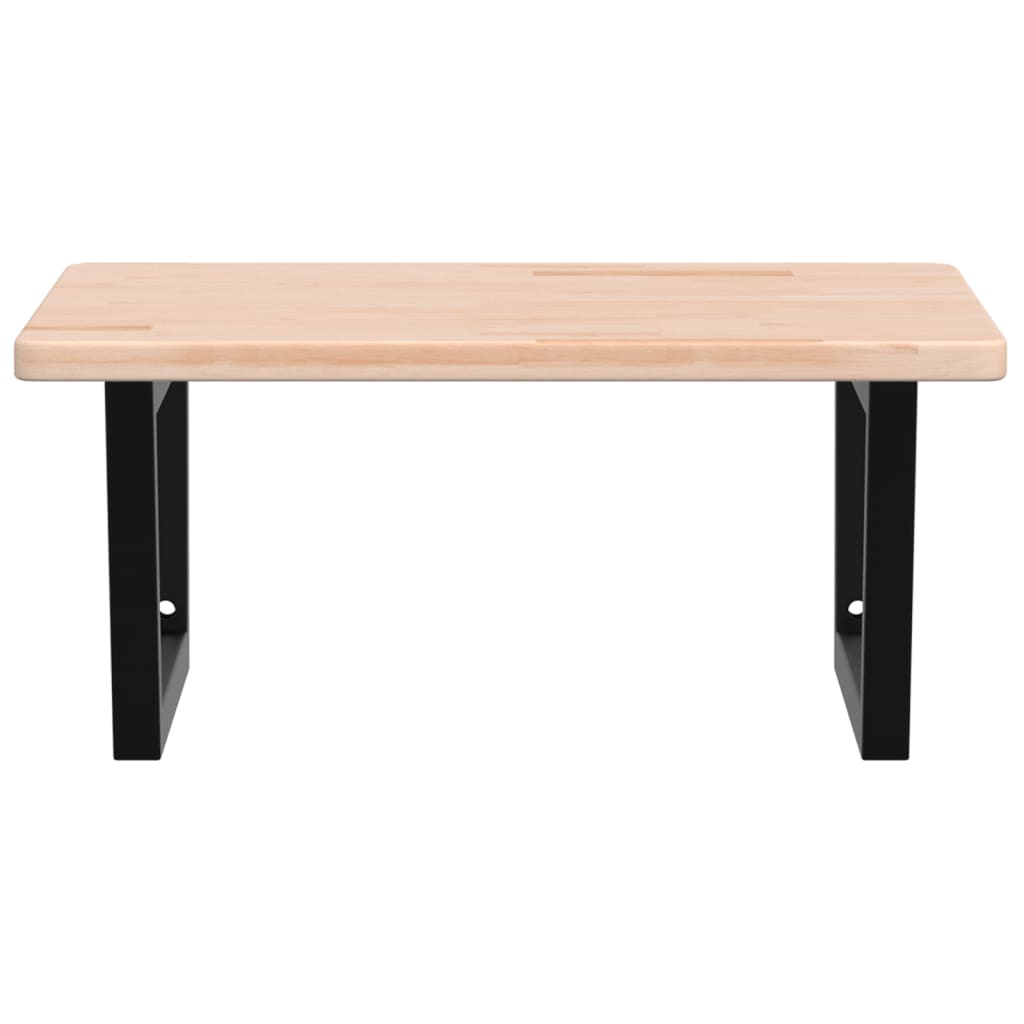 Badkamer wandschap staal en massief eikenhout is nu te koop bij PeponiXL, paradijselijk wonen!