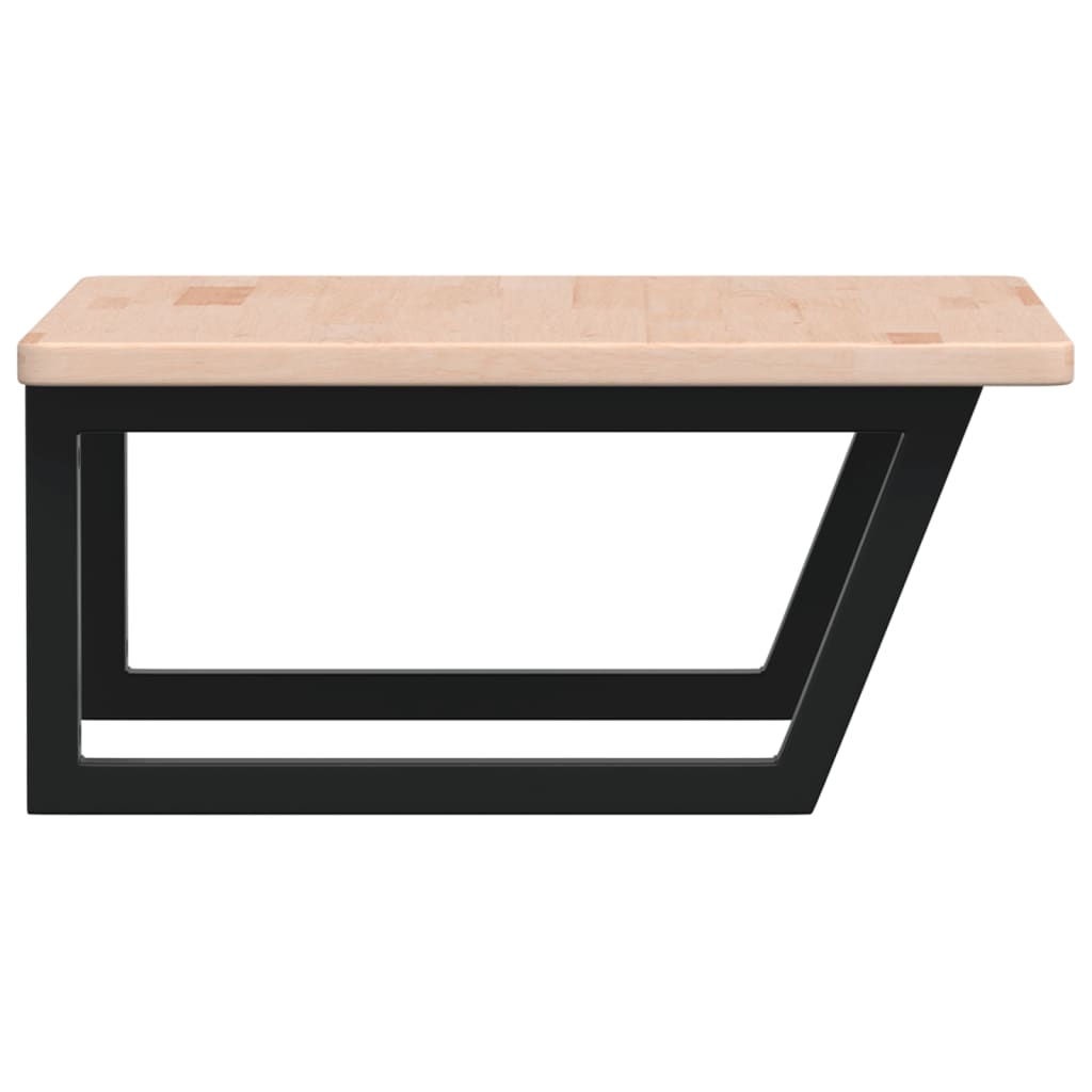 Badkamer wandschap staal en massief eikenhout is nu te koop bij PeponiXL, paradijselijk wonen!