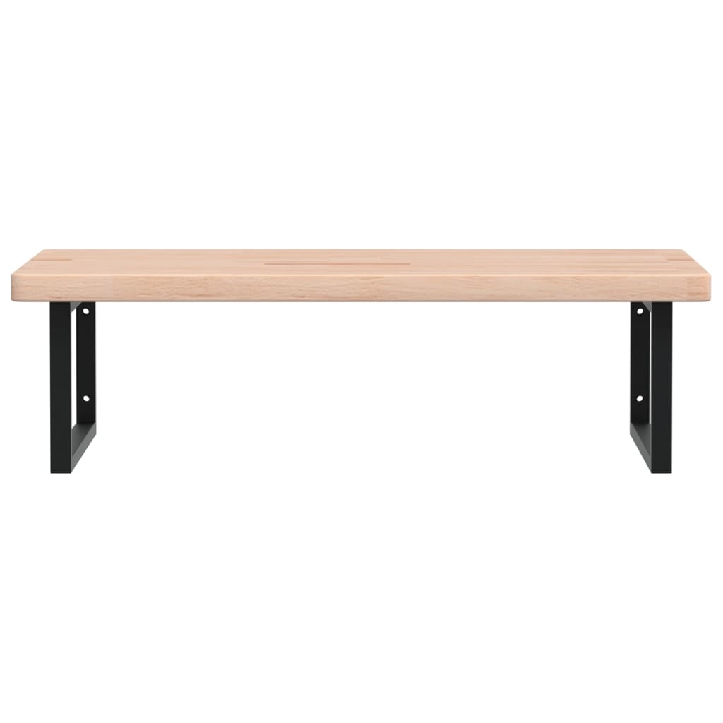 Badkamer wandschap staal en massief eikenhout is nu te koop bij PeponiXL, paradijselijk wonen!