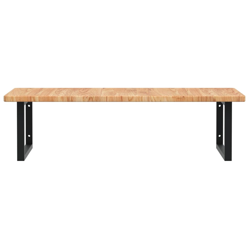 Badkamer wandschap staal en massief eikenhout is nu te koop bij PeponiXL, paradijselijk wonen!