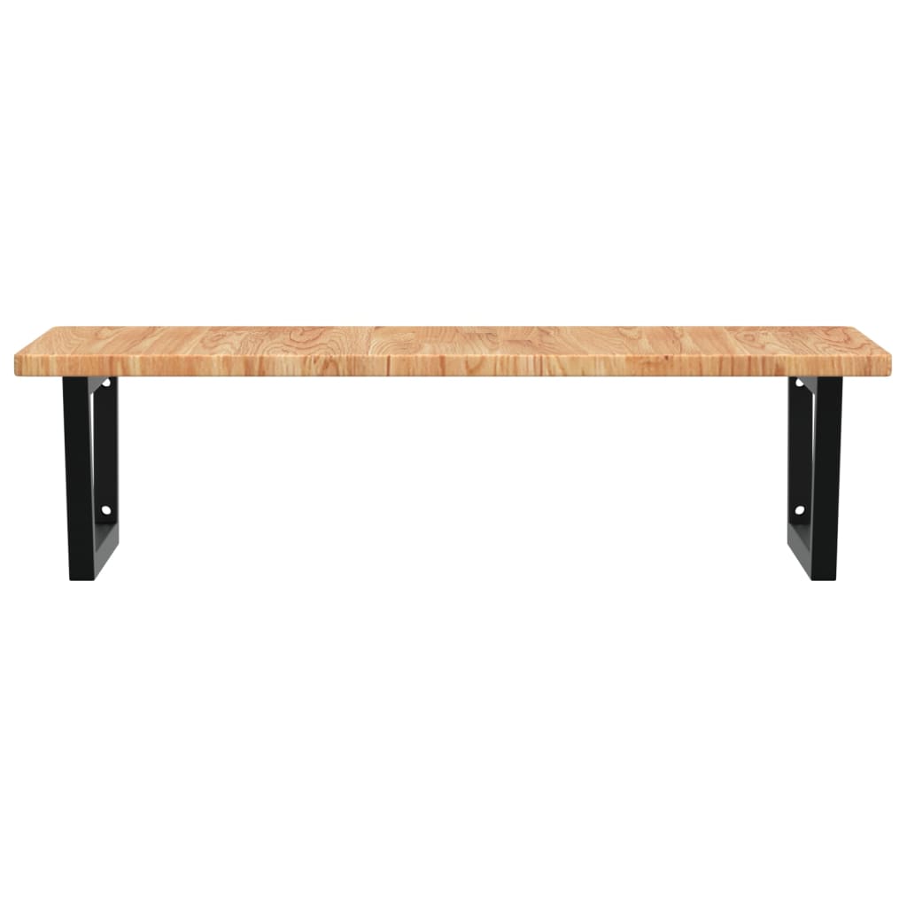 Badkamer wandschap staal en massief eikenhout is nu te koop bij PeponiXL, paradijselijk wonen!