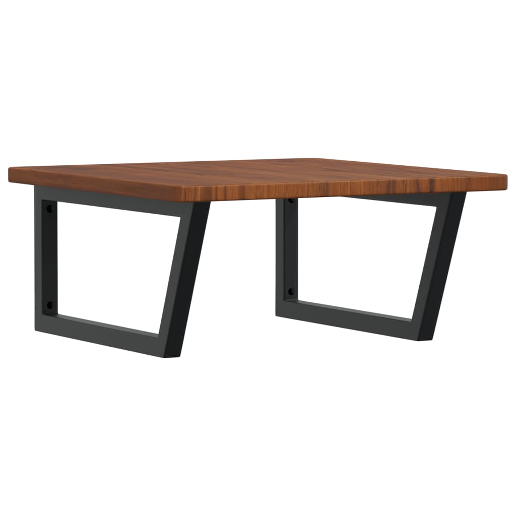 Badkamer wandschap staal en massief eikenhout is nu te koop bij PeponiXL, paradijselijk wonen!