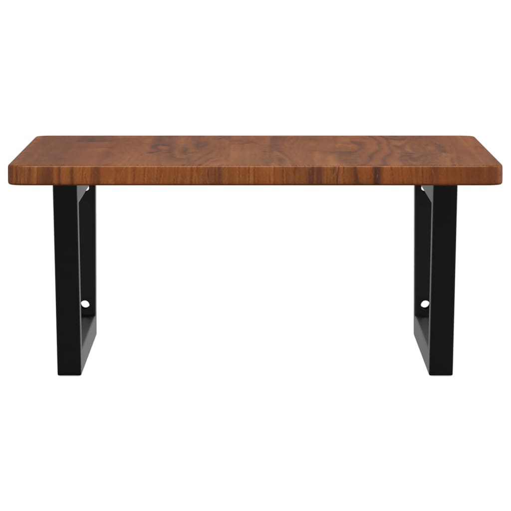 Badkamer wandschap staal en massief eikenhout is nu te koop bij PeponiXL, paradijselijk wonen!