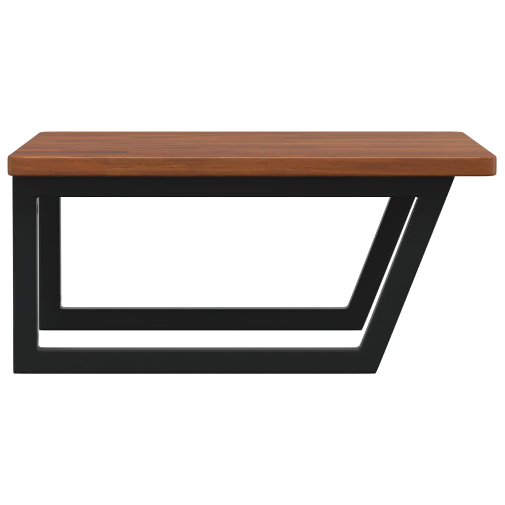Badkamer wandschap staal en massief eikenhout is nu te koop bij PeponiXL, paradijselijk wonen!