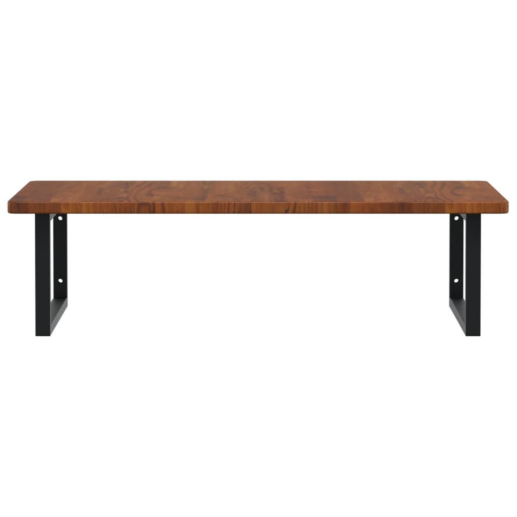 Badkamer wandschap staal en massief eikenhout is nu te koop bij PeponiXL, paradijselijk wonen!