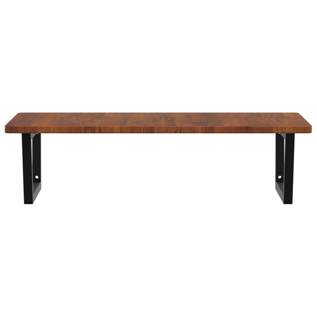 Badkamer wandschap staal en massief eikenhout is nu te koop bij PeponiXL, paradijselijk wonen!