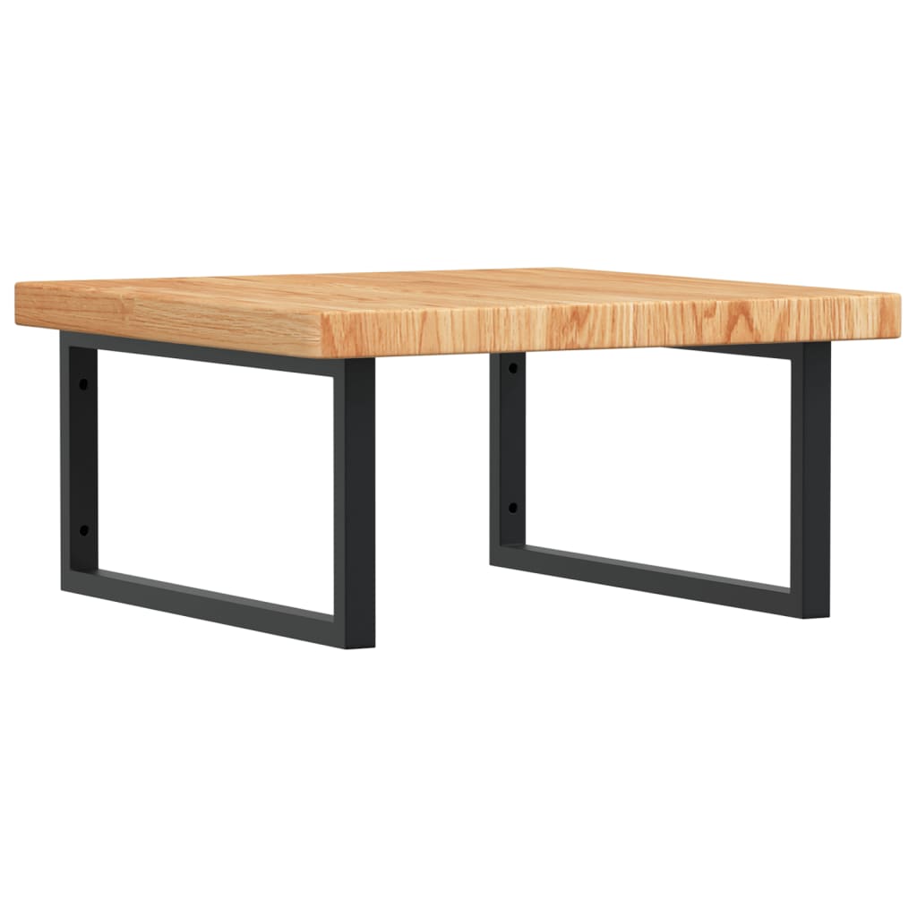 Badkamer wandschap staal en massief eikenhout is nu te koop bij PeponiXL, paradijselijk wonen!