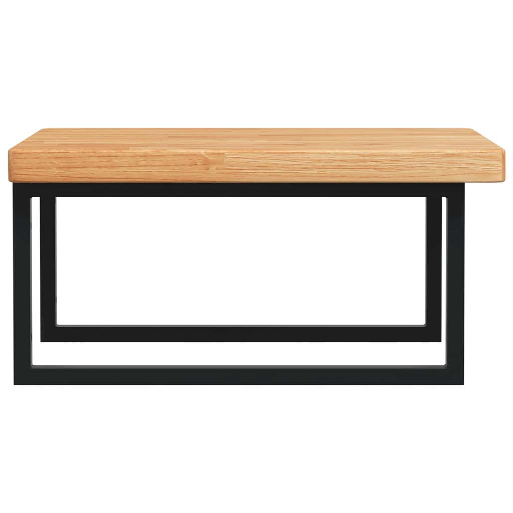 Badkamer wandschap staal en massief eikenhout is nu te koop bij PeponiXL, paradijselijk wonen!