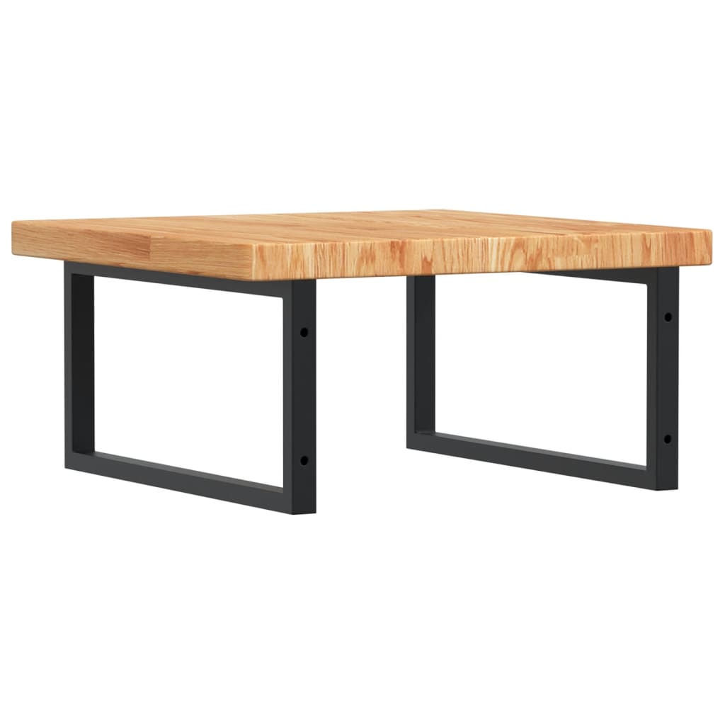 Badkamer wandschap staal en massief eikenhout is nu te koop bij PeponiXL, paradijselijk wonen!