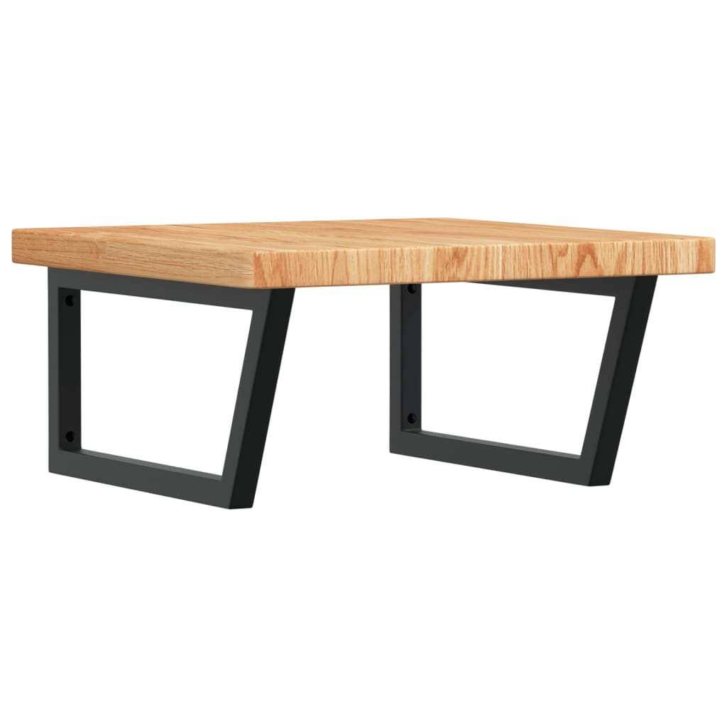 Badkamer wandschap staal en massief eikenhout is nu te koop bij PeponiXL, paradijselijk wonen!