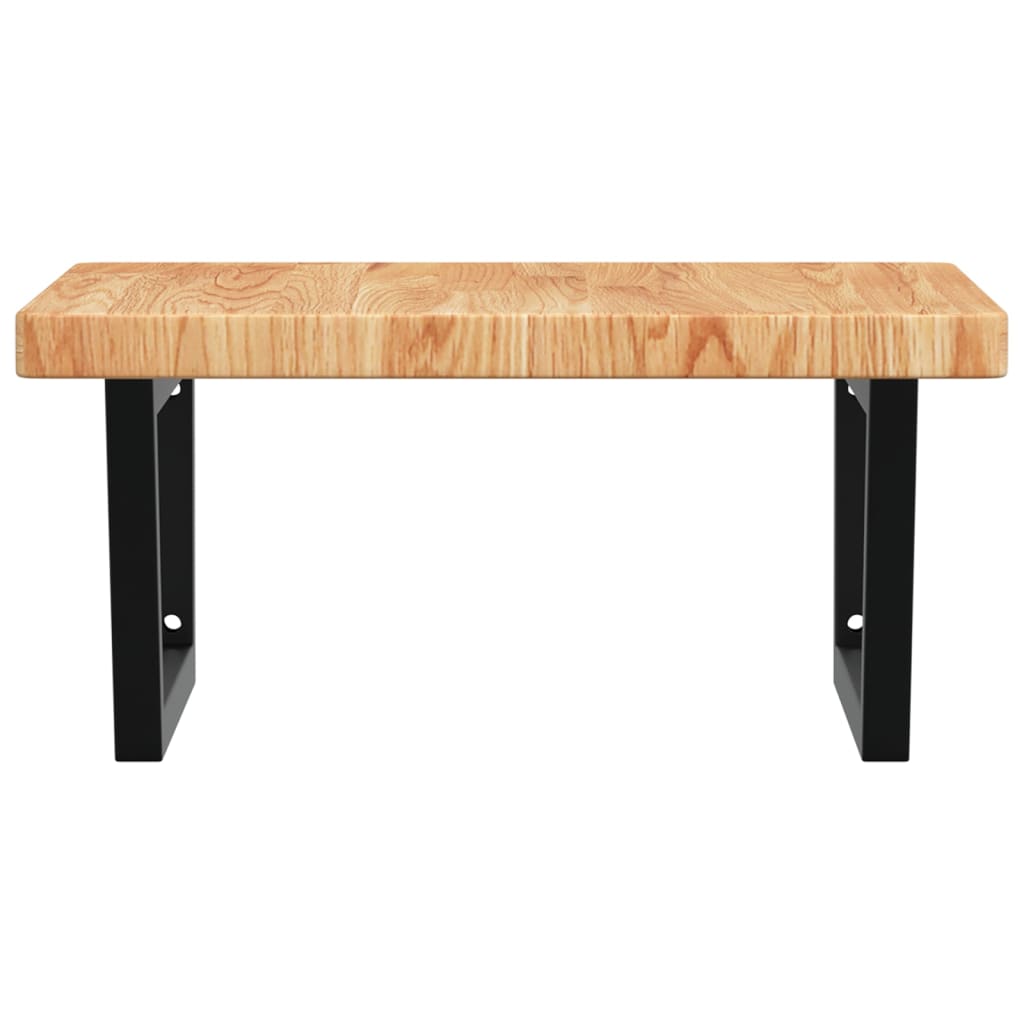 Badkamer wandschap staal en massief eikenhout is nu te koop bij PeponiXL, paradijselijk wonen!