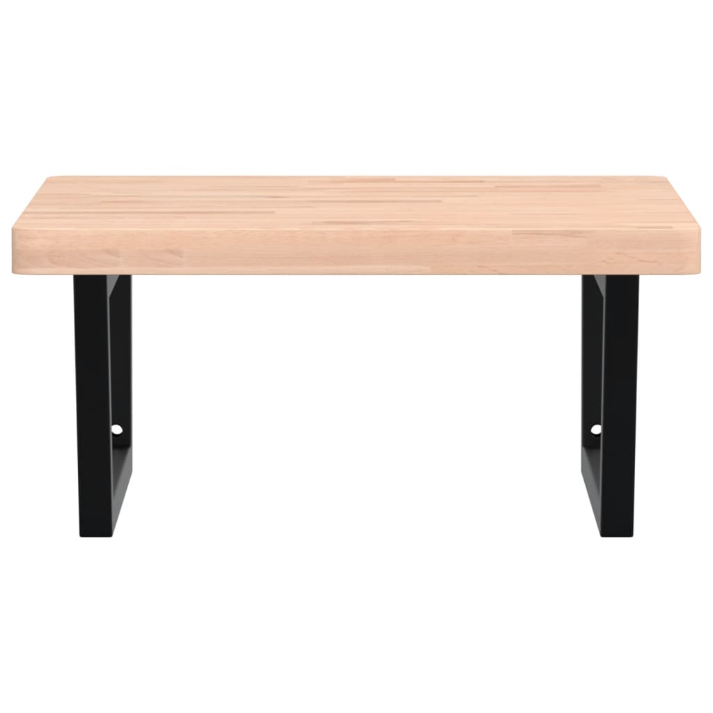 Badkamer wandschap staal en massief beukenhout is nu te koop bij PeponiXL, paradijselijk wonen!