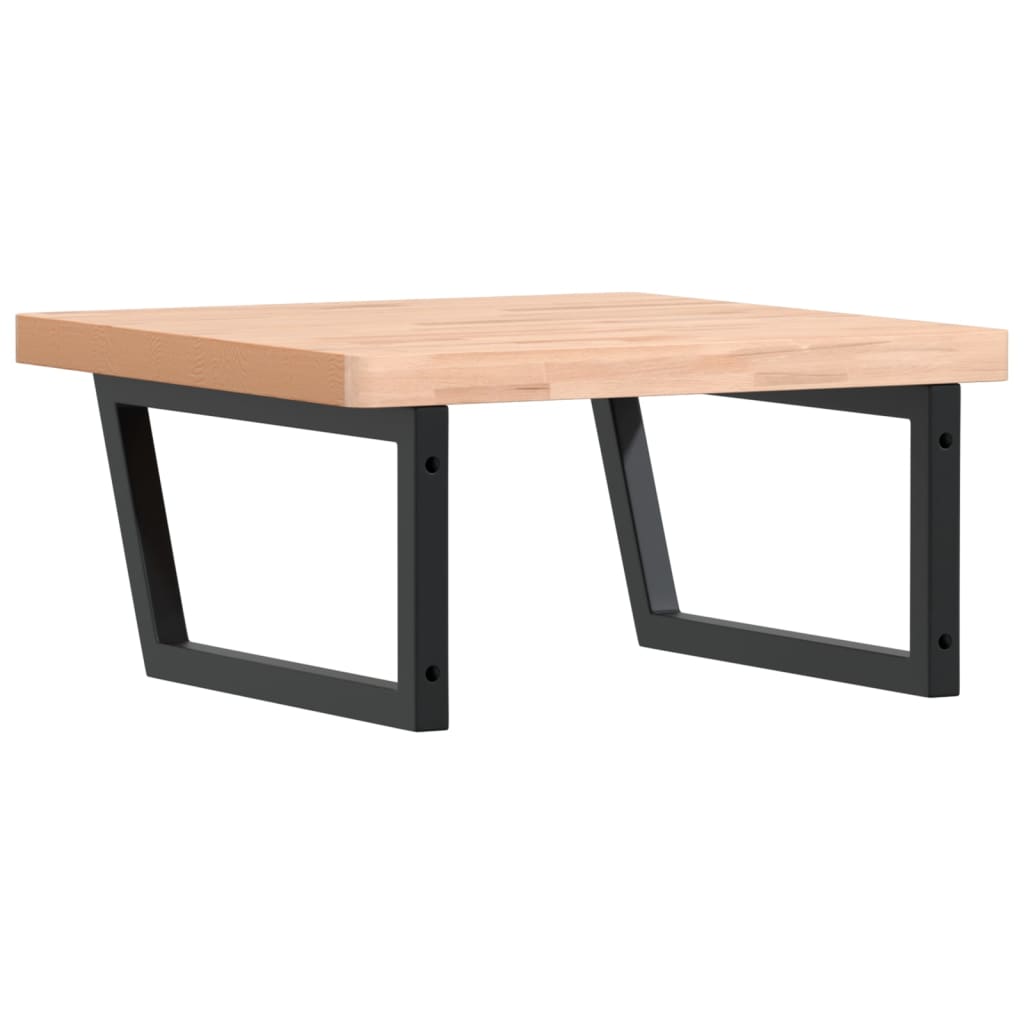 Badkamer wandschap staal en massief beukenhout is nu te koop bij PeponiXL, paradijselijk wonen!