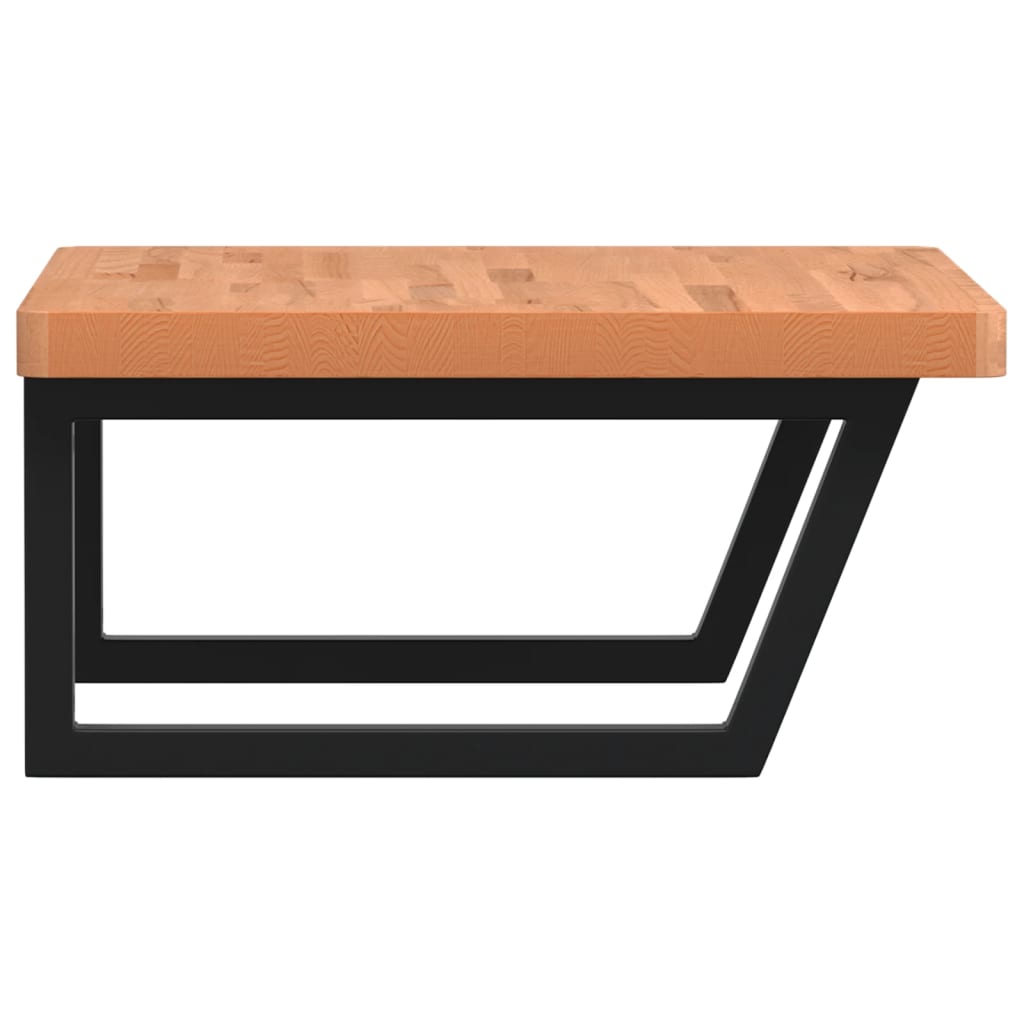 Badkamer wandschap staal en massief beukenhout is nu te koop bij PeponiXL, paradijselijk wonen!