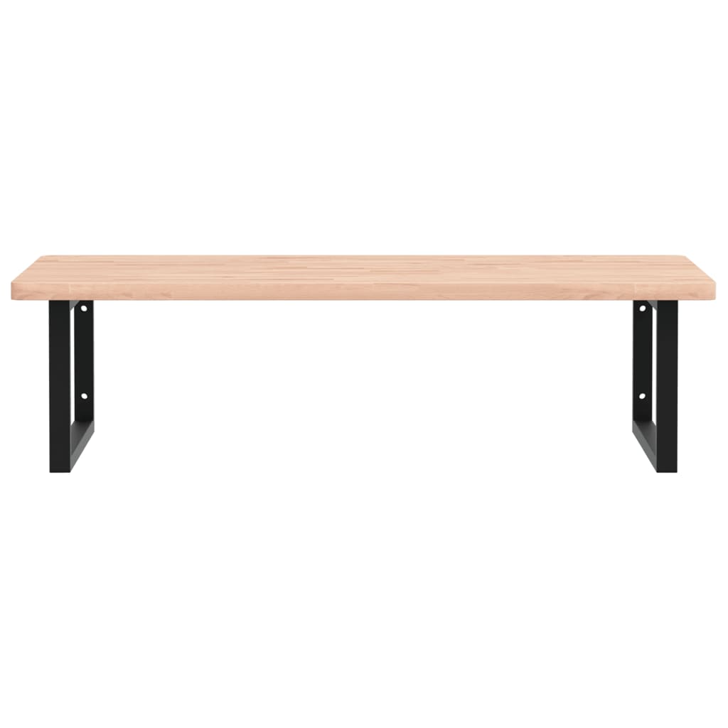Badkamer wandschap staal en massief beukenhout is nu te koop bij PeponiXL, paradijselijk wonen!