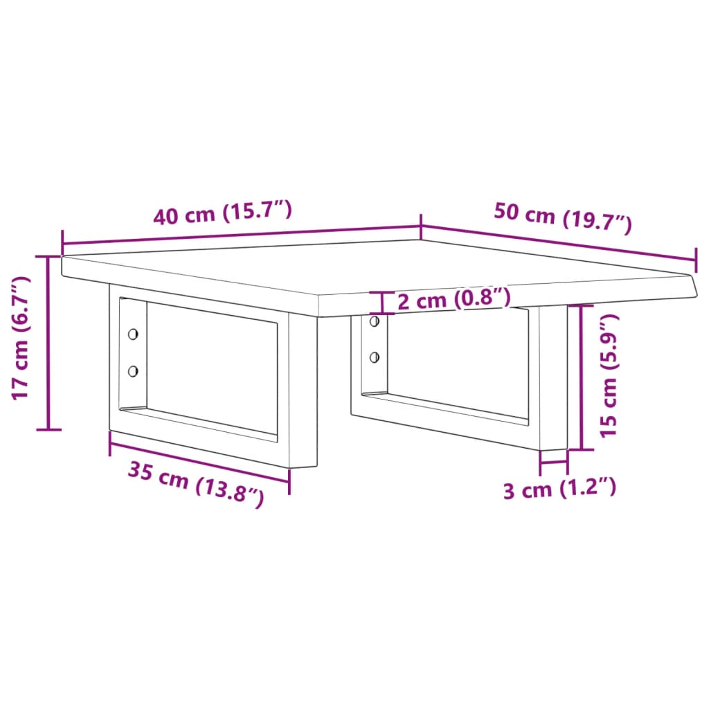 Badkamer wandschap staal en massief eikenhout is nu te koop bij PeponiXL, paradijselijk wonen!