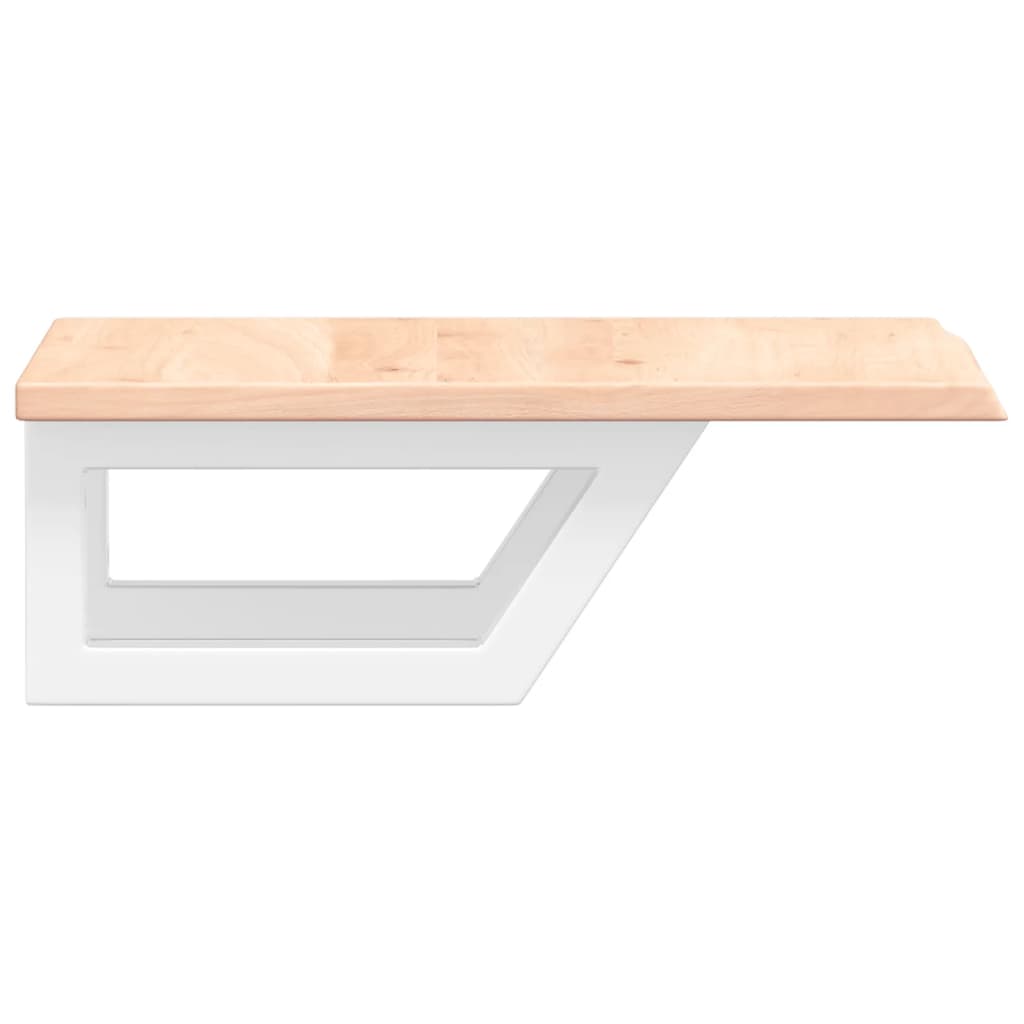 Badkamer wandschap staal en massief eikenhout is nu te koop bij PeponiXL, paradijselijk wonen!