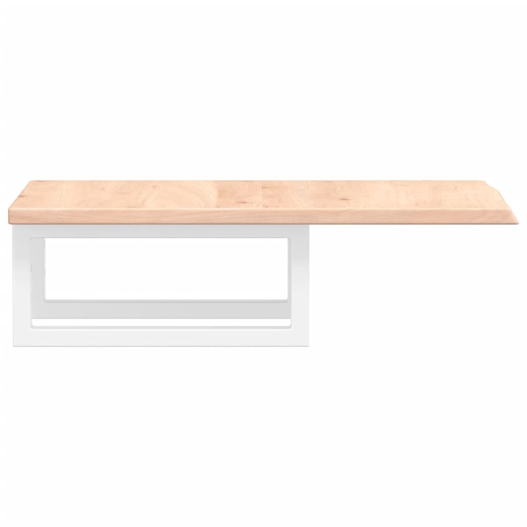 Badkamer wandschap staal en massief eikenhout is nu te koop bij PeponiXL, paradijselijk wonen!