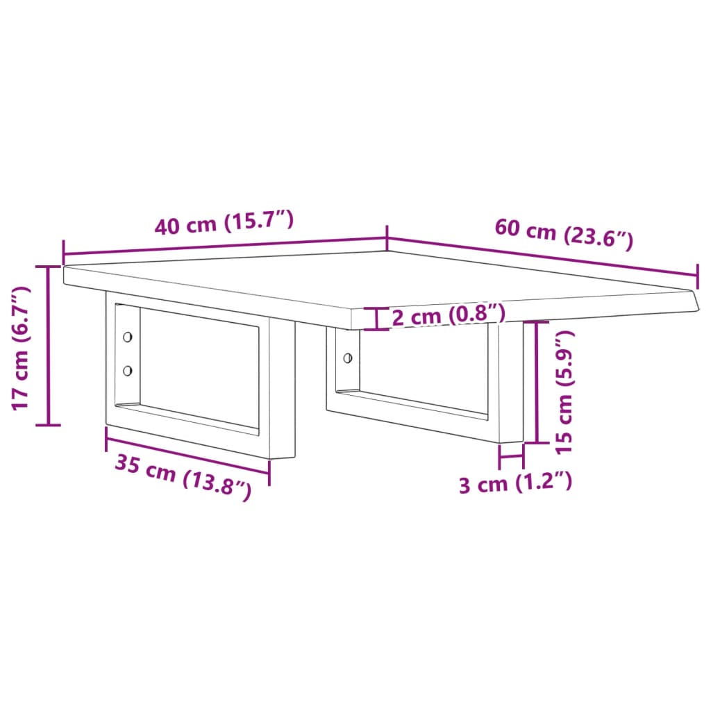 Badkamer wandschap staal en massief eikenhout is nu te koop bij PeponiXL, paradijselijk wonen!