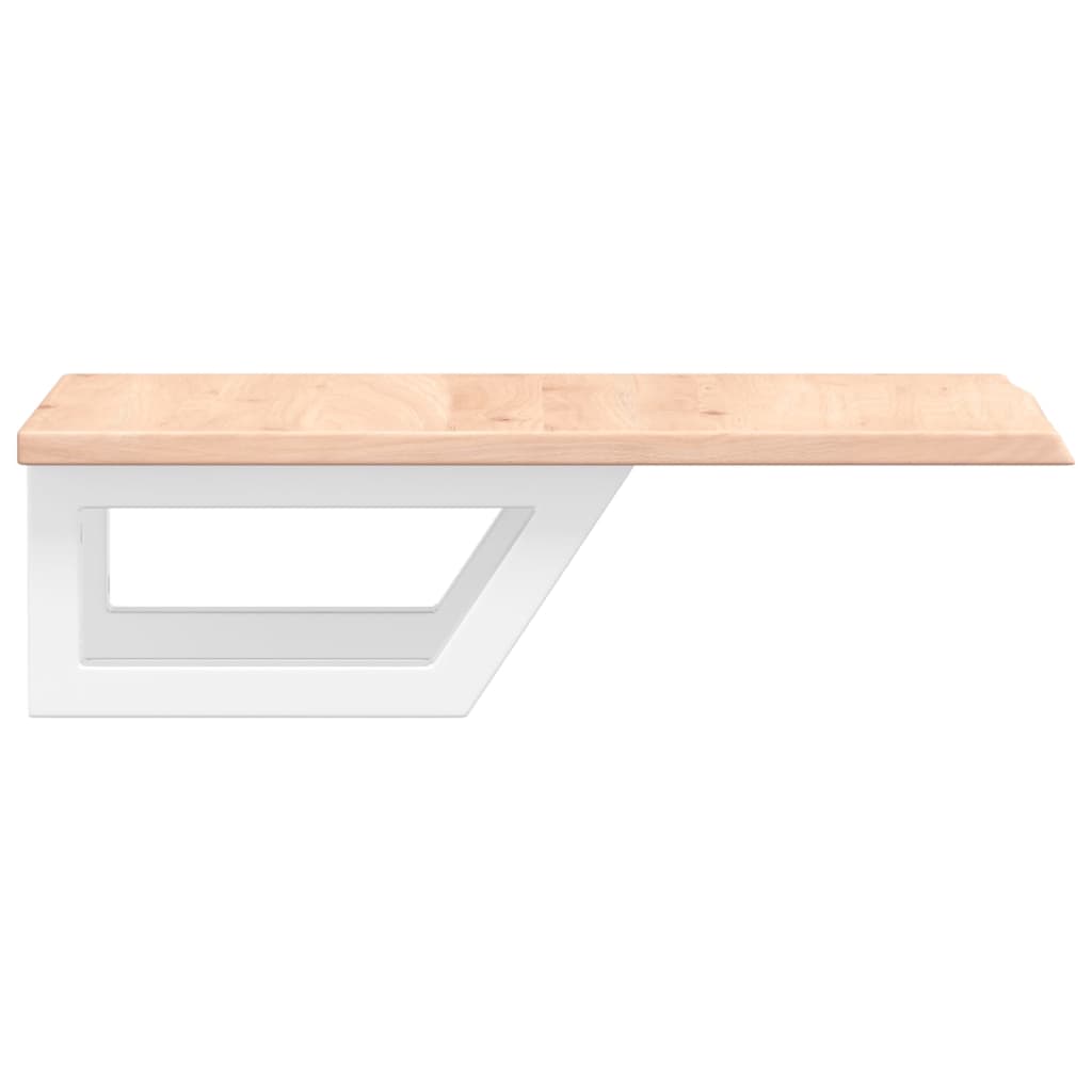 Badkamer wandschap staal en massief eikenhout is nu te koop bij PeponiXL, paradijselijk wonen!