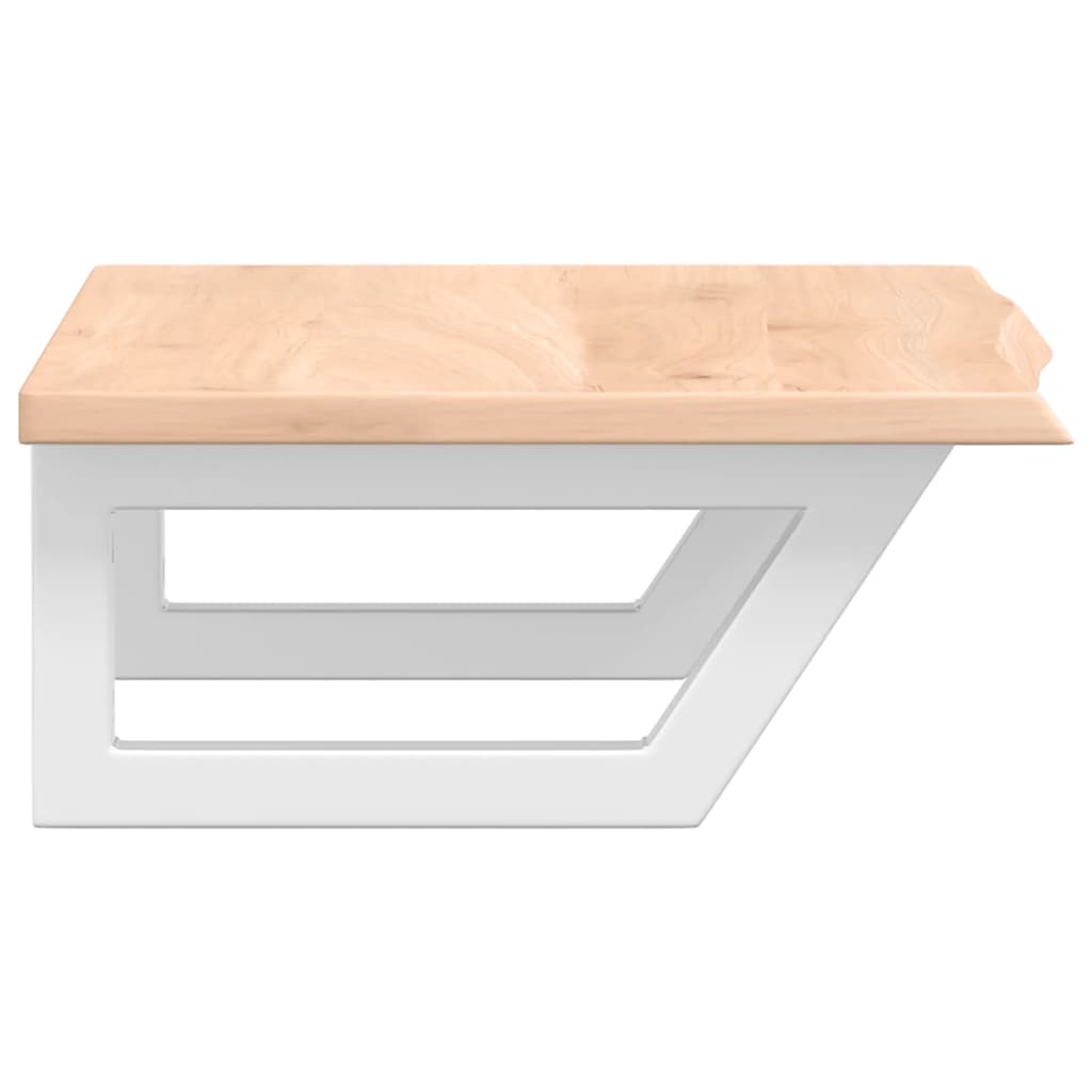 Badkamer wandschap staal en massief eikenhout is nu te koop bij PeponiXL, paradijselijk wonen!