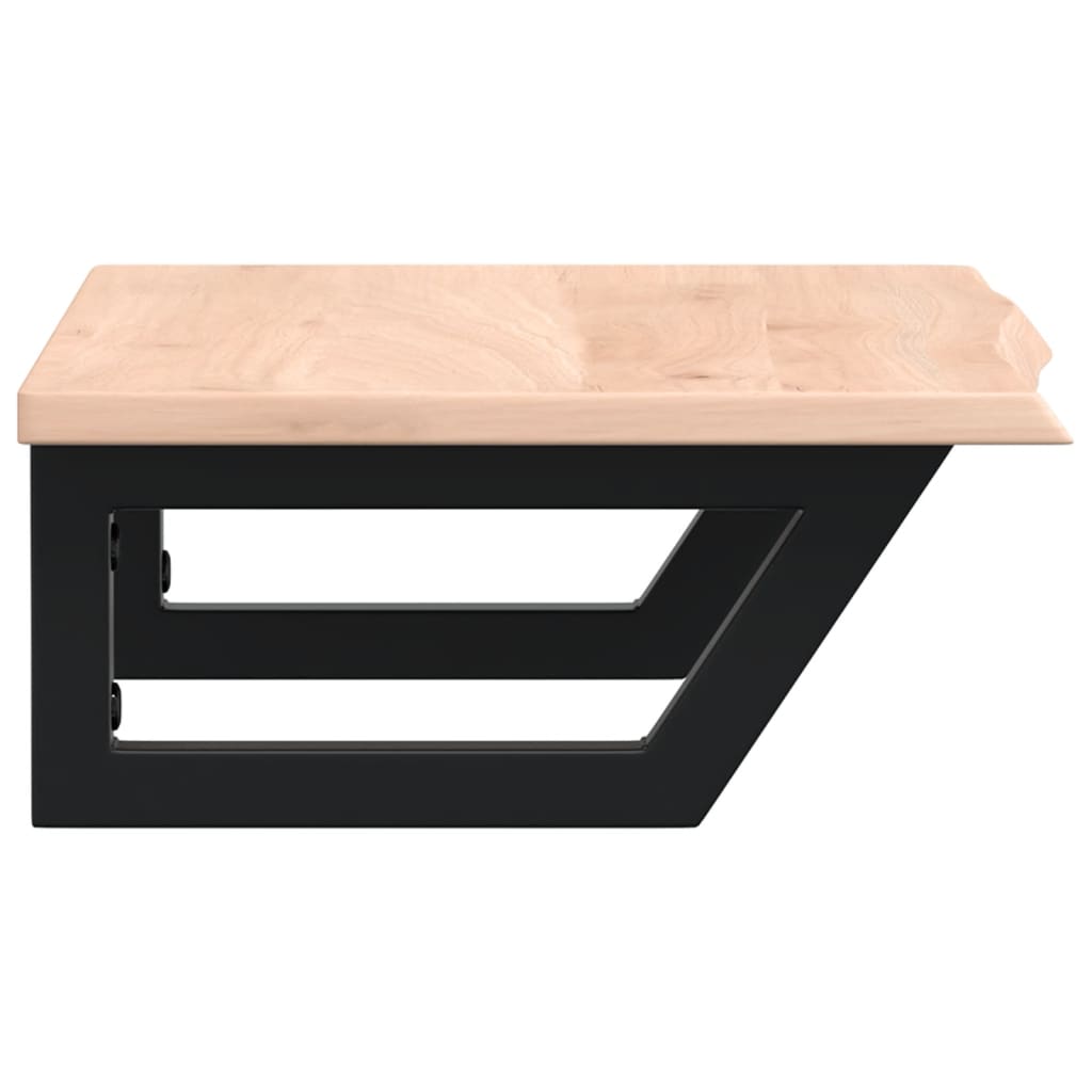 Badkamer wandschap staal en massief eikenhout is nu te koop bij PeponiXL, paradijselijk wonen!