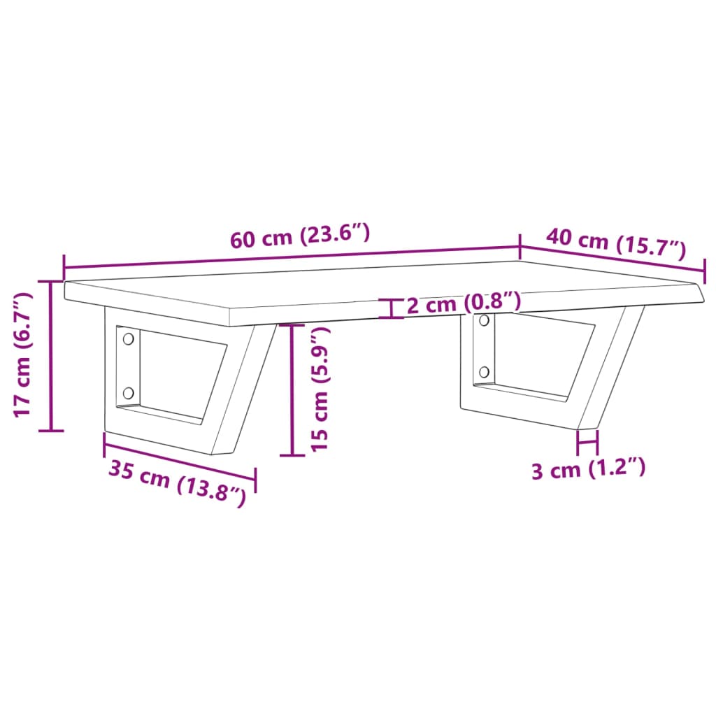 Badkamer wandschap staal en massief eikenhout is nu te koop bij PeponiXL, paradijselijk wonen!