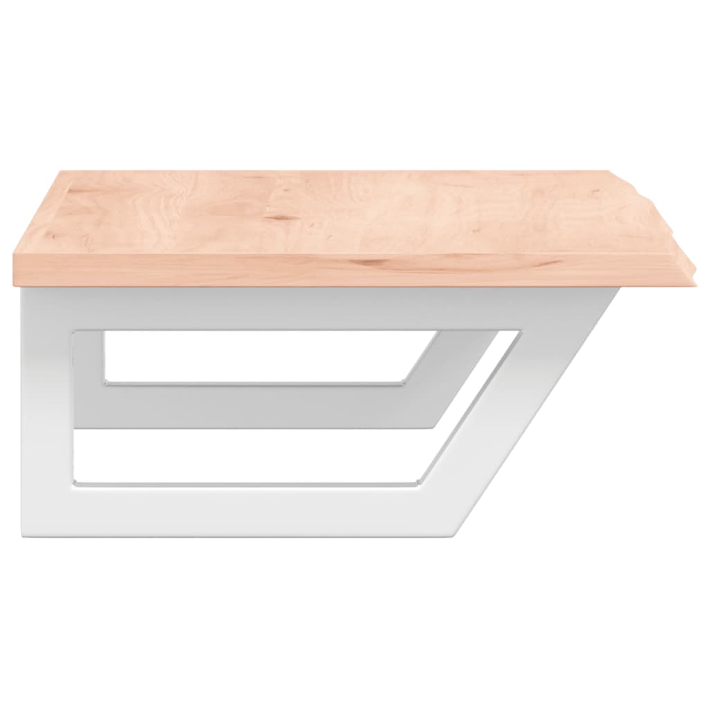 Badkamer wandschap staal en massief eikenhout is nu te koop bij PeponiXL, paradijselijk wonen!
