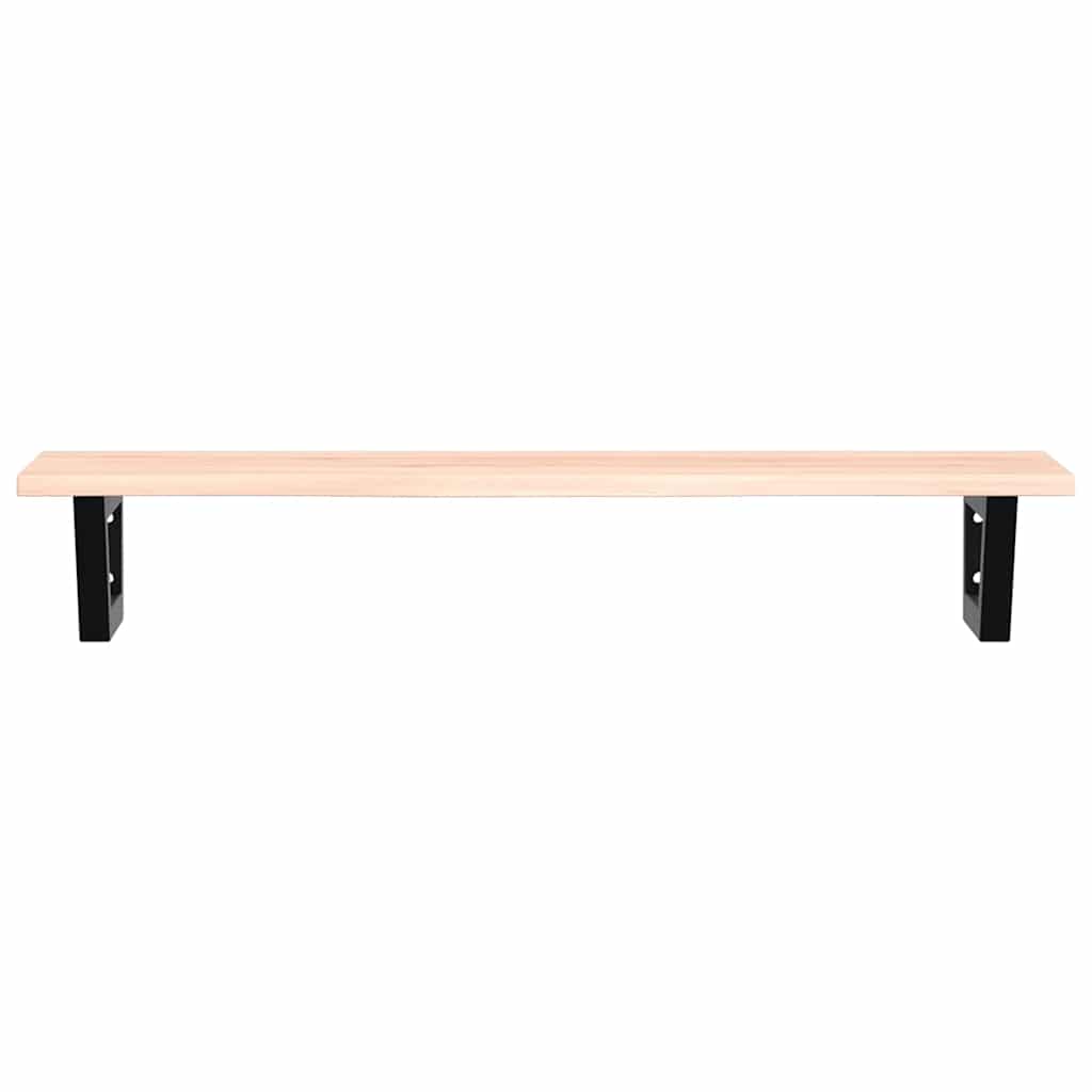 Badkamer wandschap staal en massief eikenhout is nu te koop bij PeponiXL, paradijselijk wonen!