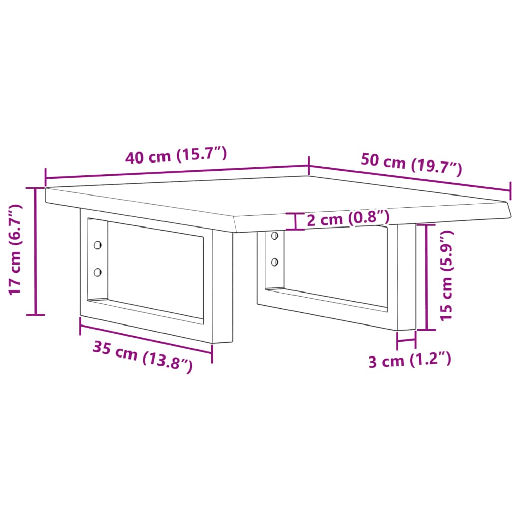 Badkamer wandschap staal en massief eikenhout is nu te koop bij PeponiXL, paradijselijk wonen!