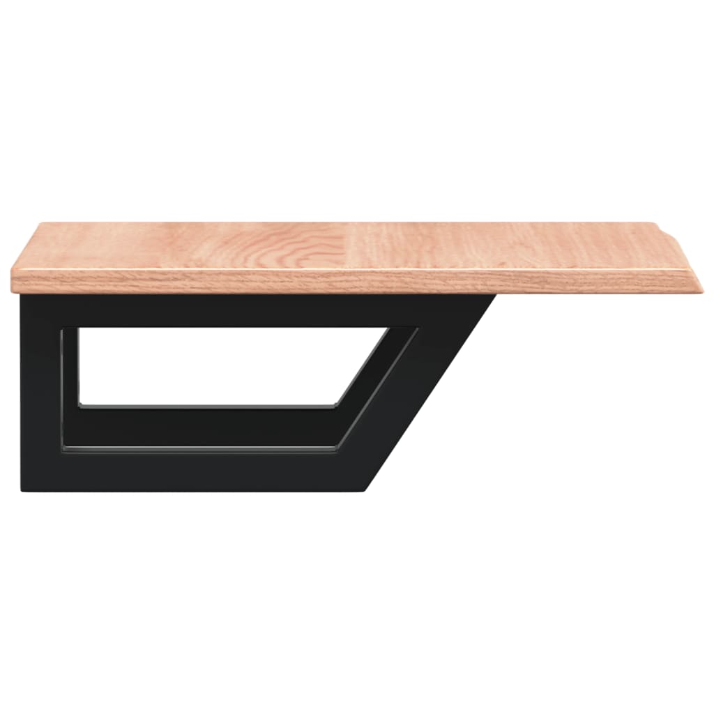 Badkamer wandschap staal en massief eikenhout is nu te koop bij PeponiXL, paradijselijk wonen!