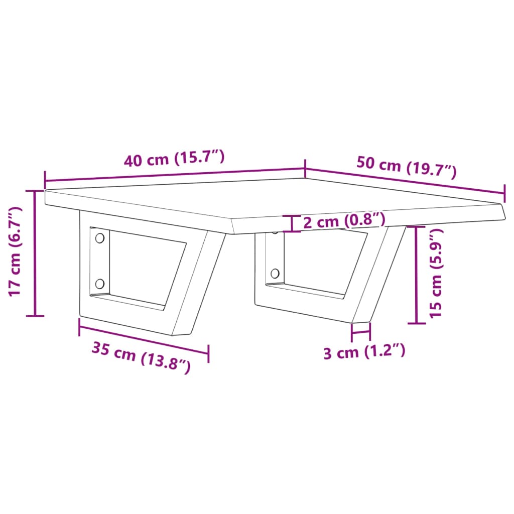 Badkamer wandschap staal en massief eikenhout is nu te koop bij PeponiXL, paradijselijk wonen!
