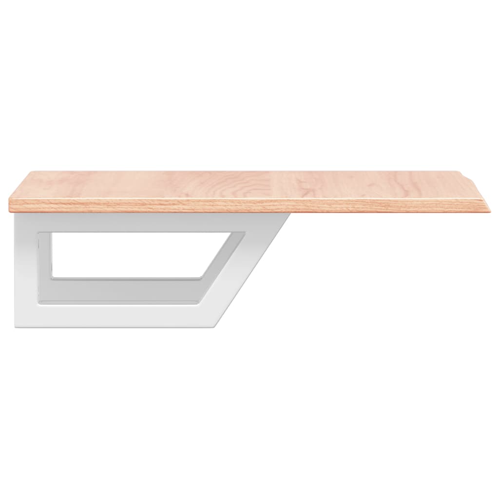 Badkamer wandschap staal en massief eikenhout is nu te koop bij PeponiXL, paradijselijk wonen!