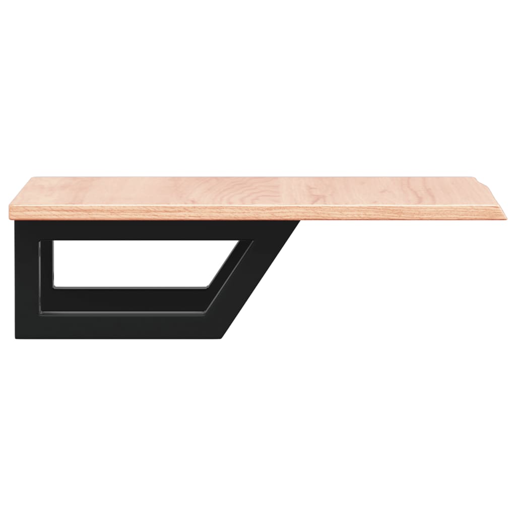 Badkamer wandschap staal en massief eikenhout is nu te koop bij PeponiXL, paradijselijk wonen!