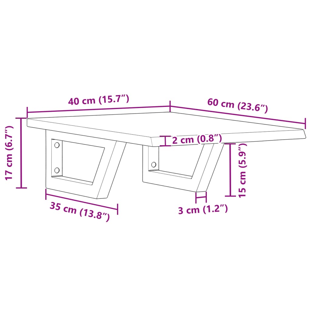 Badkamer wandschap staal en massief eikenhout is nu te koop bij PeponiXL, paradijselijk wonen!