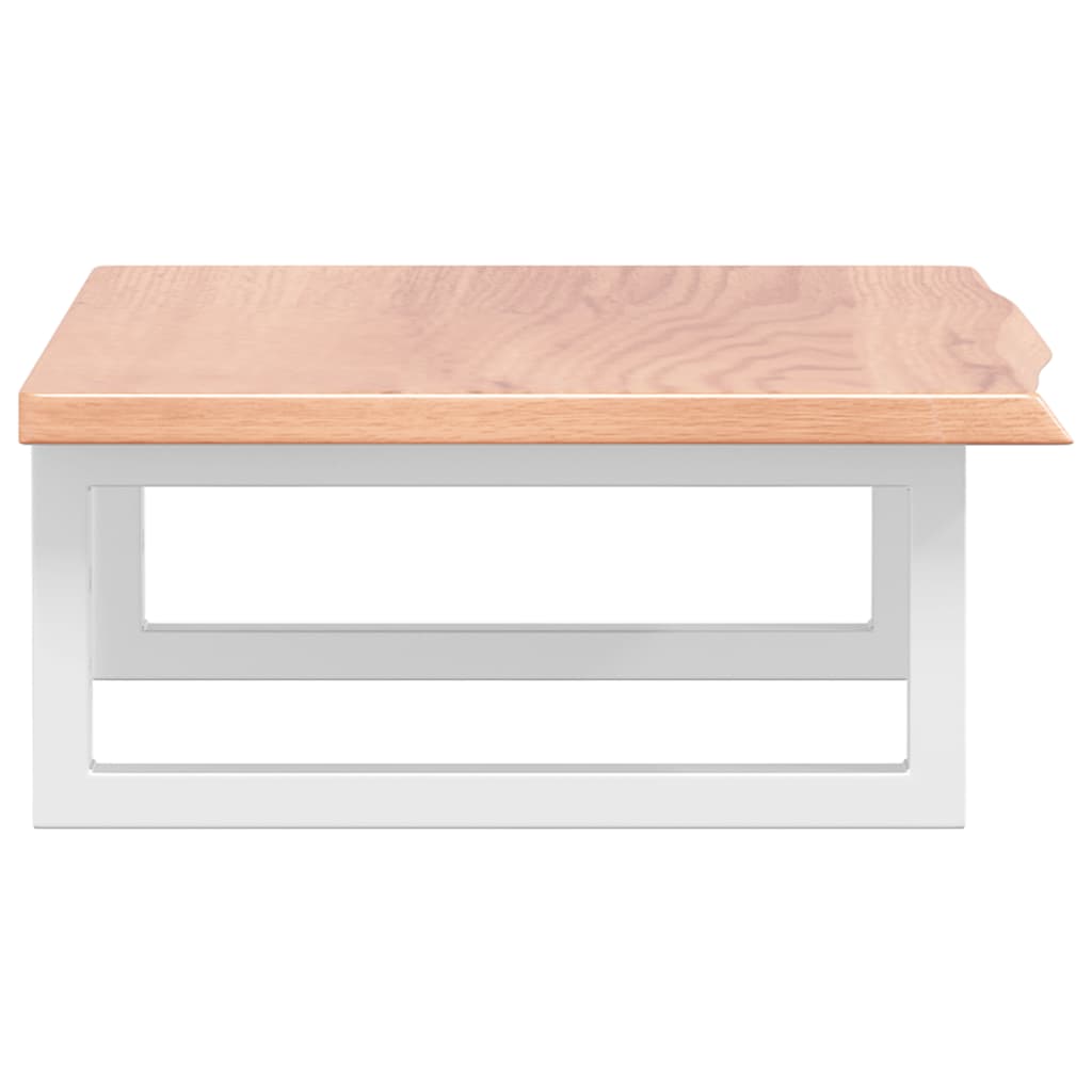 Badkamer wandschap staal en massief eikenhout is nu te koop bij PeponiXL, paradijselijk wonen!