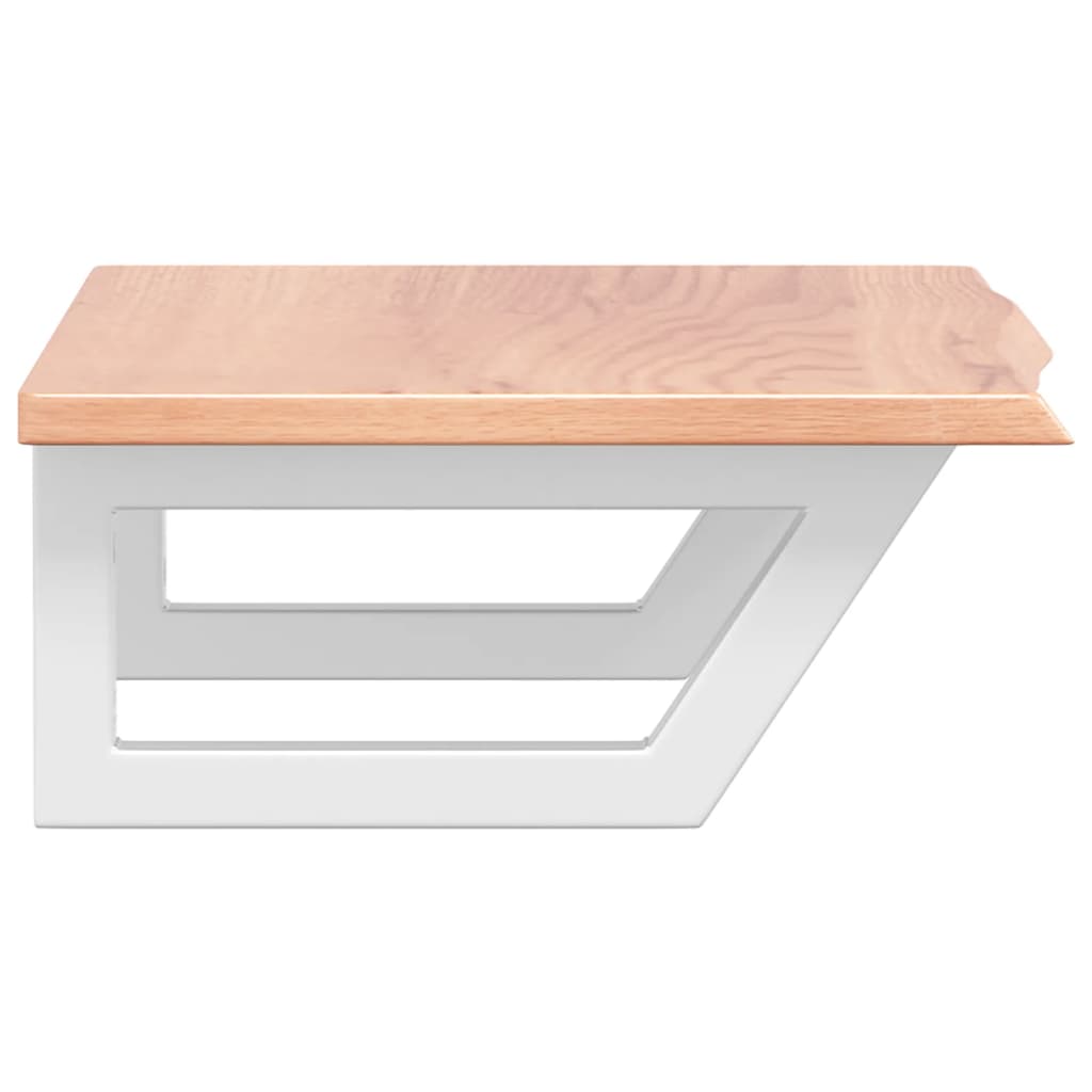 Badkamer wandschap staal en massief eikenhout is nu te koop bij PeponiXL, paradijselijk wonen!