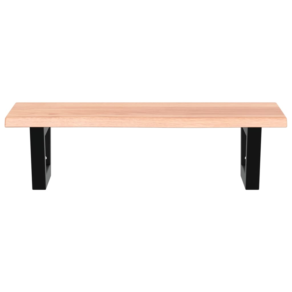Badkamer wandschap staal en massief eikenhout is nu te koop bij PeponiXL, paradijselijk wonen!