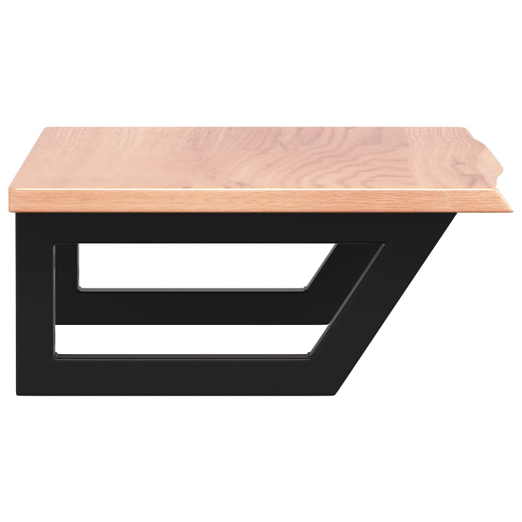 Badkamer wandschap staal en massief eikenhout is nu te koop bij PeponiXL, paradijselijk wonen!