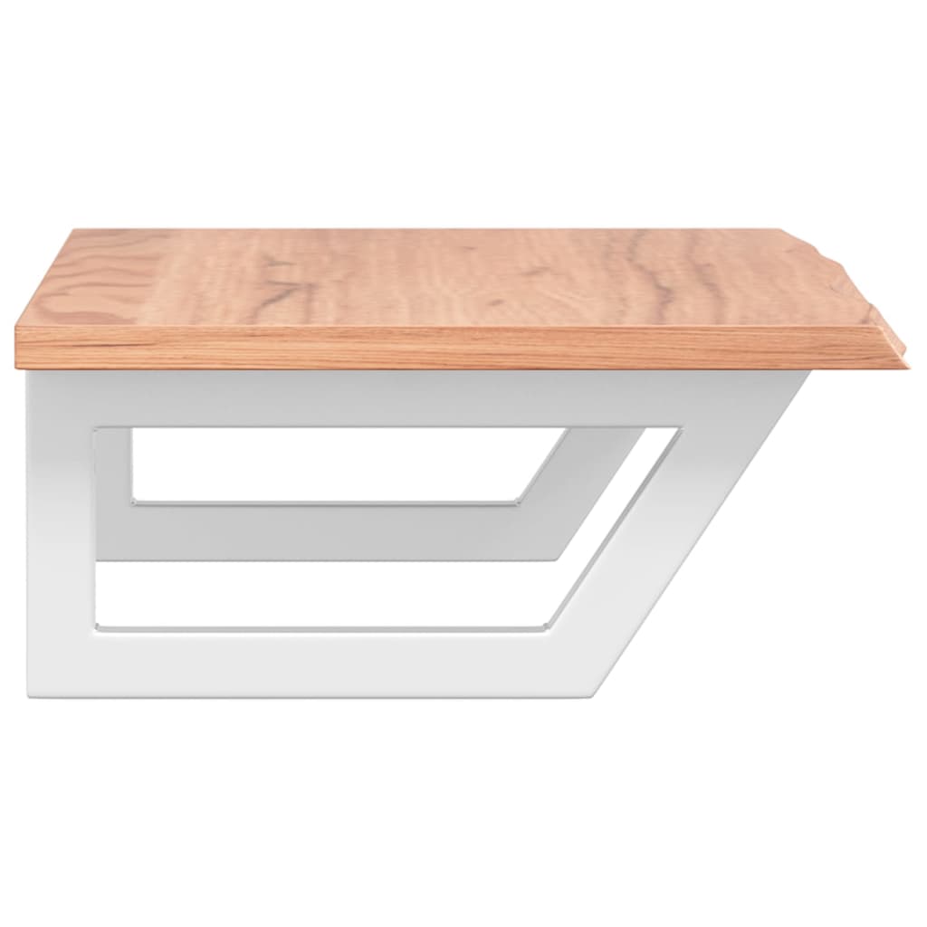 Badkamer wandschap staal en massief eikenhout is nu te koop bij PeponiXL, paradijselijk wonen!