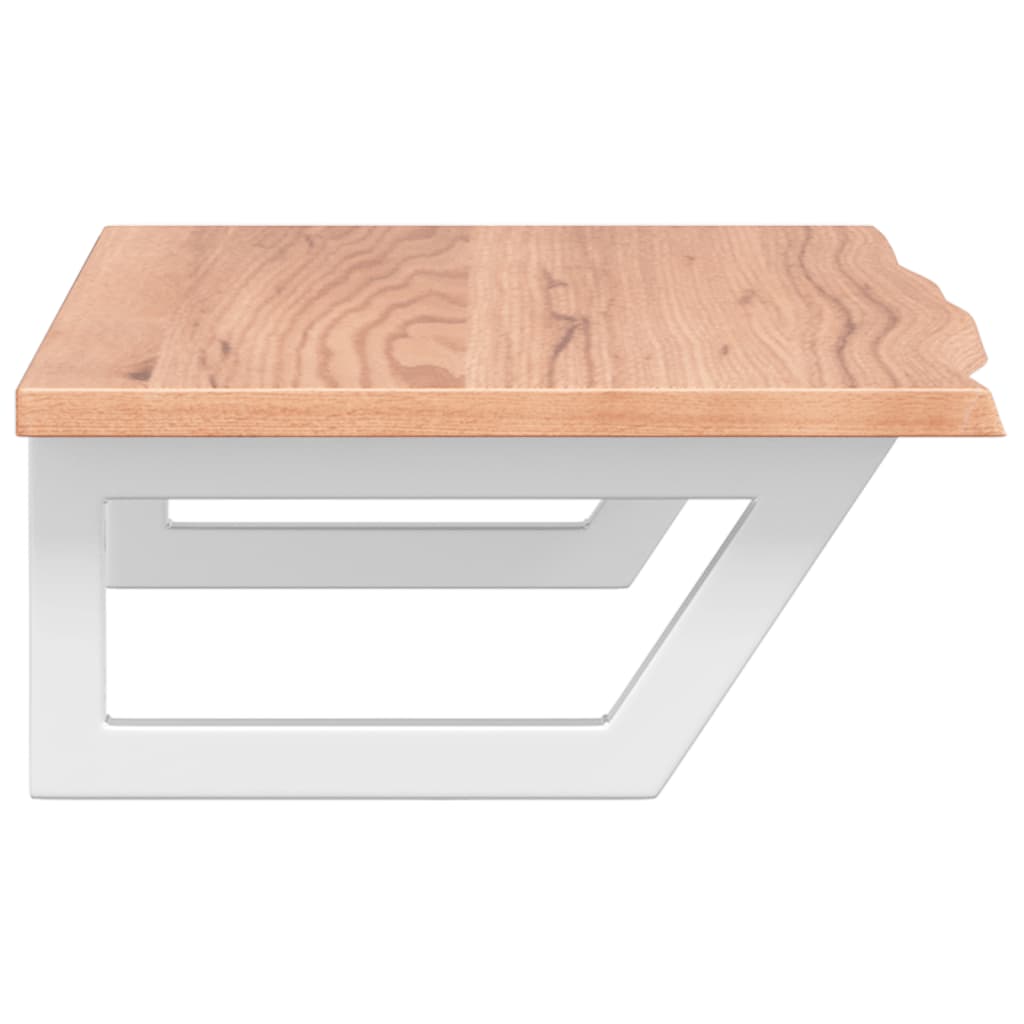 Badkamer wandschap staal en massief eikenhout is nu te koop bij PeponiXL, paradijselijk wonen!
