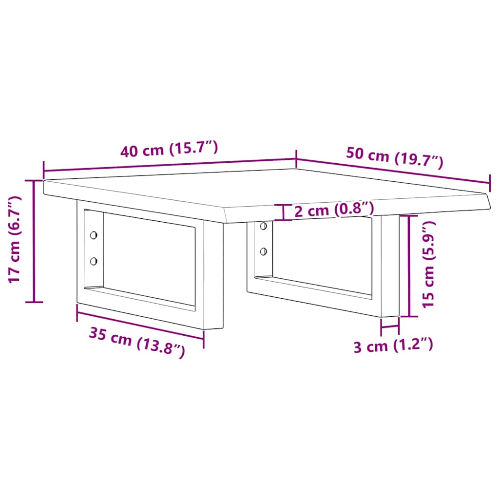 Badkamer wandschap staal en massief eikenhout is nu te koop bij PeponiXL, paradijselijk wonen!