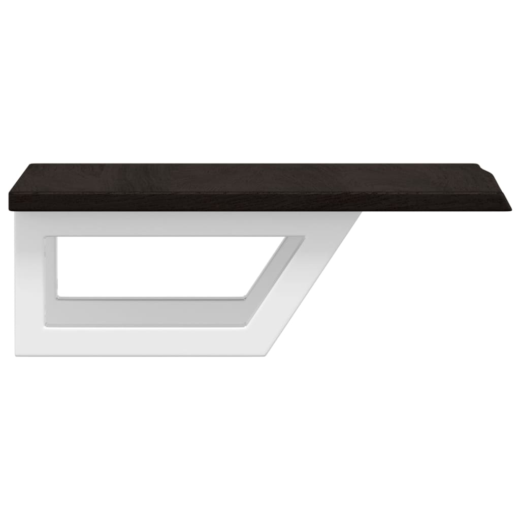 Badkamer wandschap staal en massief eikenhout is nu te koop bij PeponiXL, paradijselijk wonen!