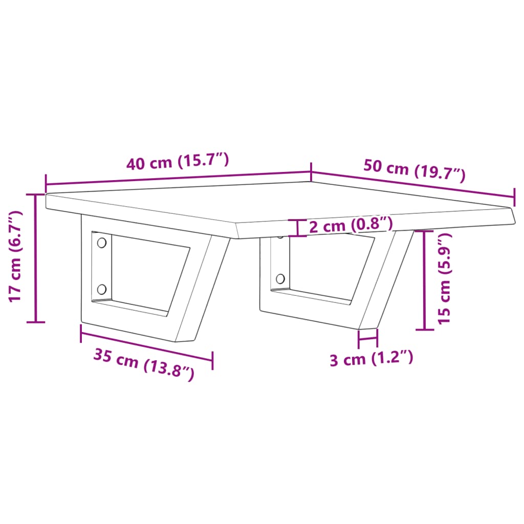 Badkamer wandschap staal en massief eikenhout is nu te koop bij PeponiXL, paradijselijk wonen!
