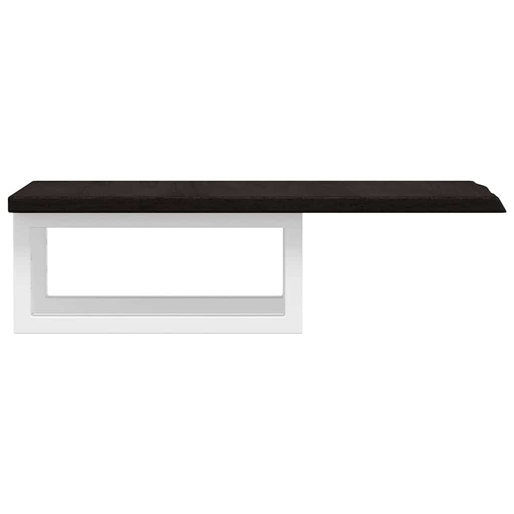 Badkamer wandschap staal en massief eikenhout is nu te koop bij PeponiXL, paradijselijk wonen!